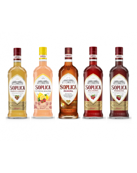 Pack Découverte Soplica 1891 30/32% (5x50cl)